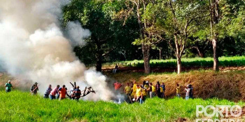 Defesa Civil, meio ambiente e brigadistas participam de treinamento da operação corta-fogo