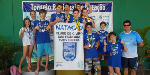 Natação do Clube de Campo conquista várias medalhas no Torneio Regional da Federação Aquática Paulista