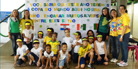 Caic Professor João Teixeira fez festa na abertura da Copa do Mundo