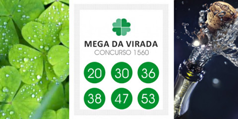 Veja as dezenas sorteadas na Mega-Sena da Virada de 2013