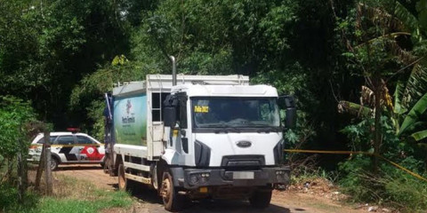 Acidente de trânsito com caminhão de coleta de lixo com vítima fatal em Porto Ferreira