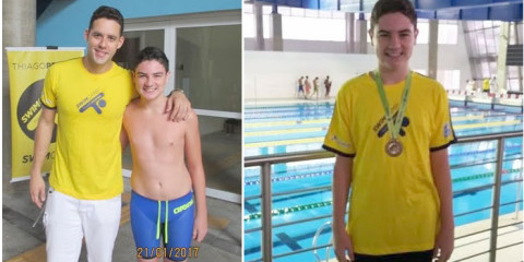 Atleta Ricardo Ponciano representou o Clube de Campo das Figueiras no 1º Troféu Thiago Pereira