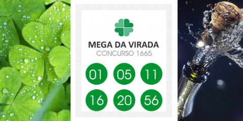 Veja as dezenas sorteadas na Mega da Virada de 2014