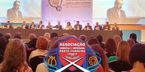 Associação Comercial de Porto Ferreira participa do 16º Congresso da FACESP