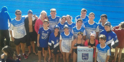 Equipe de natação do Clube de Campo traz medalhas de torneio da FAP em Araraquara