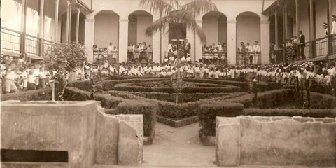 Porto Ferreira Ontem – O jardim do Grupo Escolar “Sud Mennucci”