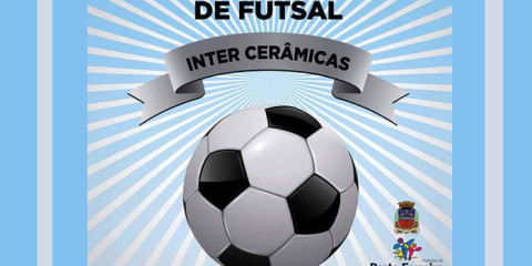 Campeonato de Futsal Inter Cerâmicas tem inscrições abertas