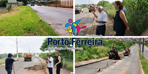 Parque José Gomes, Porto Novo, Granjeiros e av. Arcyr Giaretta receberam equipes do Departamento de Obras