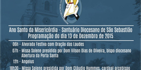 A pedido do Papa Francisco, Santuário de São Sebastião se prepara para o Ano Santo da Misericórdia