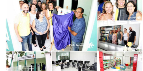 Prefeitura entrega revitalização da Biblioteca Municipal Professor Flávio da Silva Oliveira