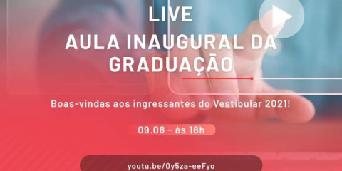 Univesp fará live inaugural para os alunos da graduação na segunda-feira.