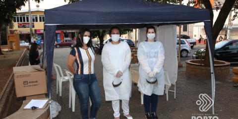 Avenida do Comércio receberá testagem de covid-19 na manhã de quinta-feira