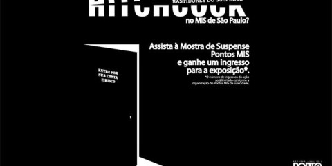 Anfiteatro recebe mostra de filmes de Hitchcock e dará ingressos e transporte para exposição no MIS em São Paulo