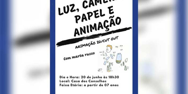 Oficina de Animação do Ponto Mis tem 20 vagas a partir dos 7 anos de idade