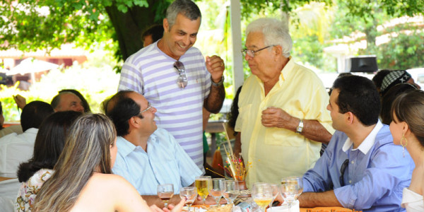 Almoço na Fazenda Rio Corrente com Gilberto Chateaubriand