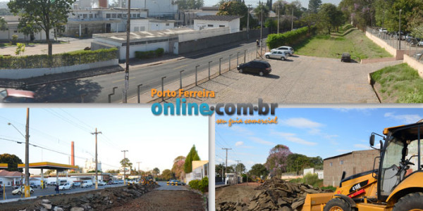 Começam as obras de duplicação da avenida Rudolf Streit entre o Centro e a Vila Sybilla