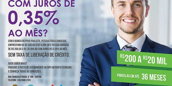 Banco do Povo Paulista é opção de crédito facilitado para pequeno empreendedor