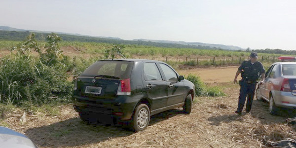 GCM localiza na zona rural veículo que havia sido roubado em Santa Rita