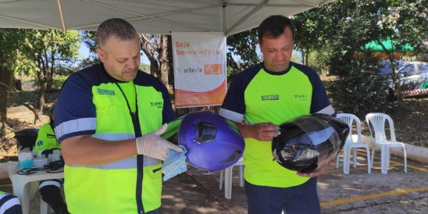 Arteris Intervias realiza ação educativa para marcar o Dia do Motociclista