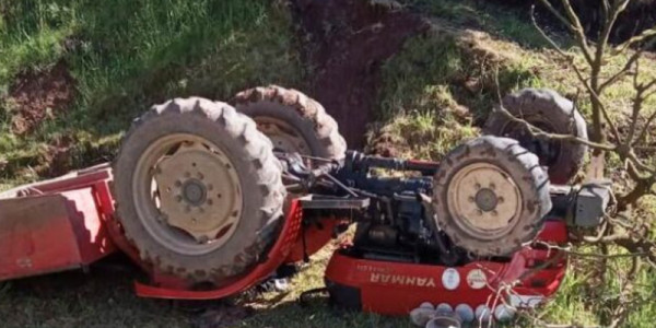 Agricultor morre esmagado pelo próprio trator e abala cidade