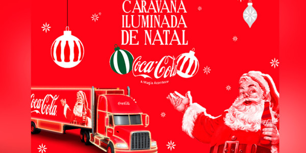 Confira o trajeto da Caravana Iluminada de Natal da Coca-Cola em Porto Ferreira