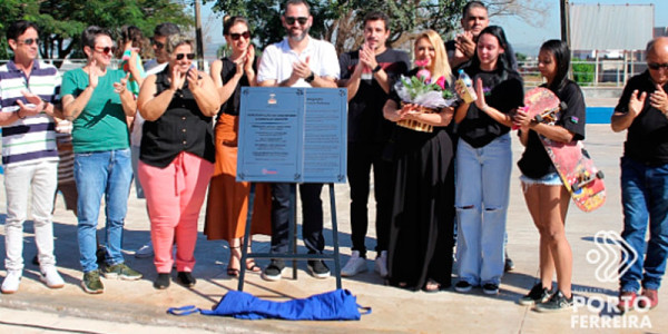 Cerimônia marca inauguração do Skatepark Lourenço Valente, na Vila Real